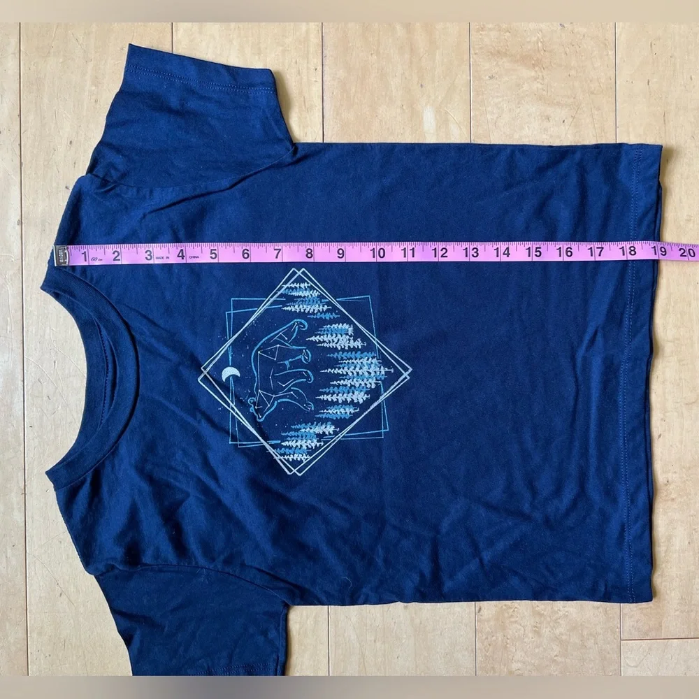 NWOT Bella Canvas Ursa Major Minor Bear Constellation Star Forest T shirt, Sz 5T